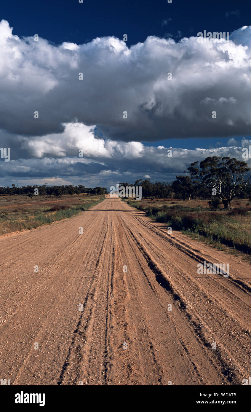 Landstraße, Outback Australien Stockfoto