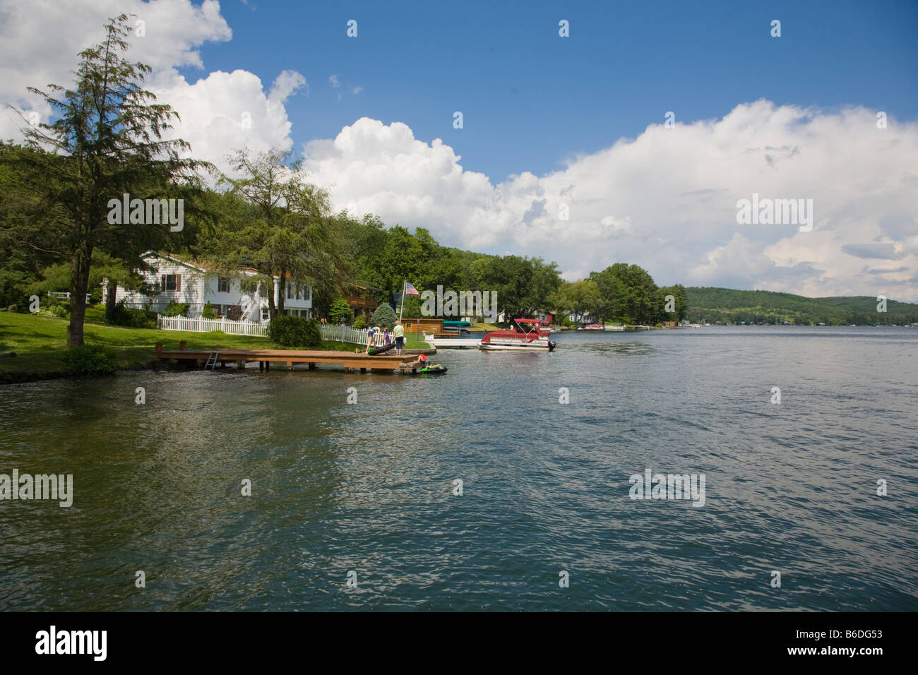 Kuba-See im westlichen New York State Stockfoto