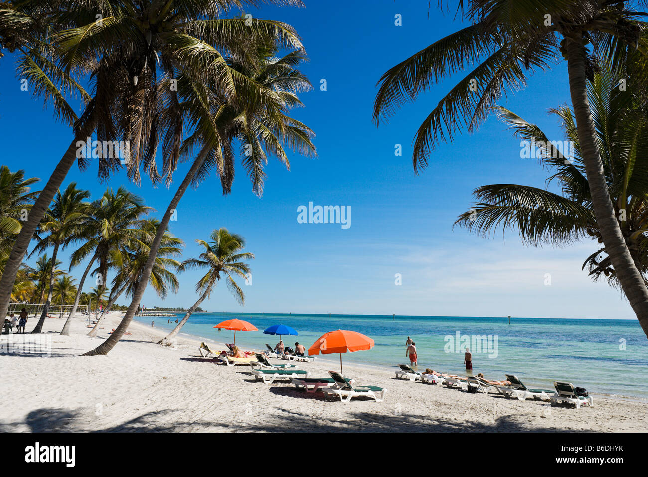 Smathers Beach, Key West, Florida Keys, USA Stockfoto