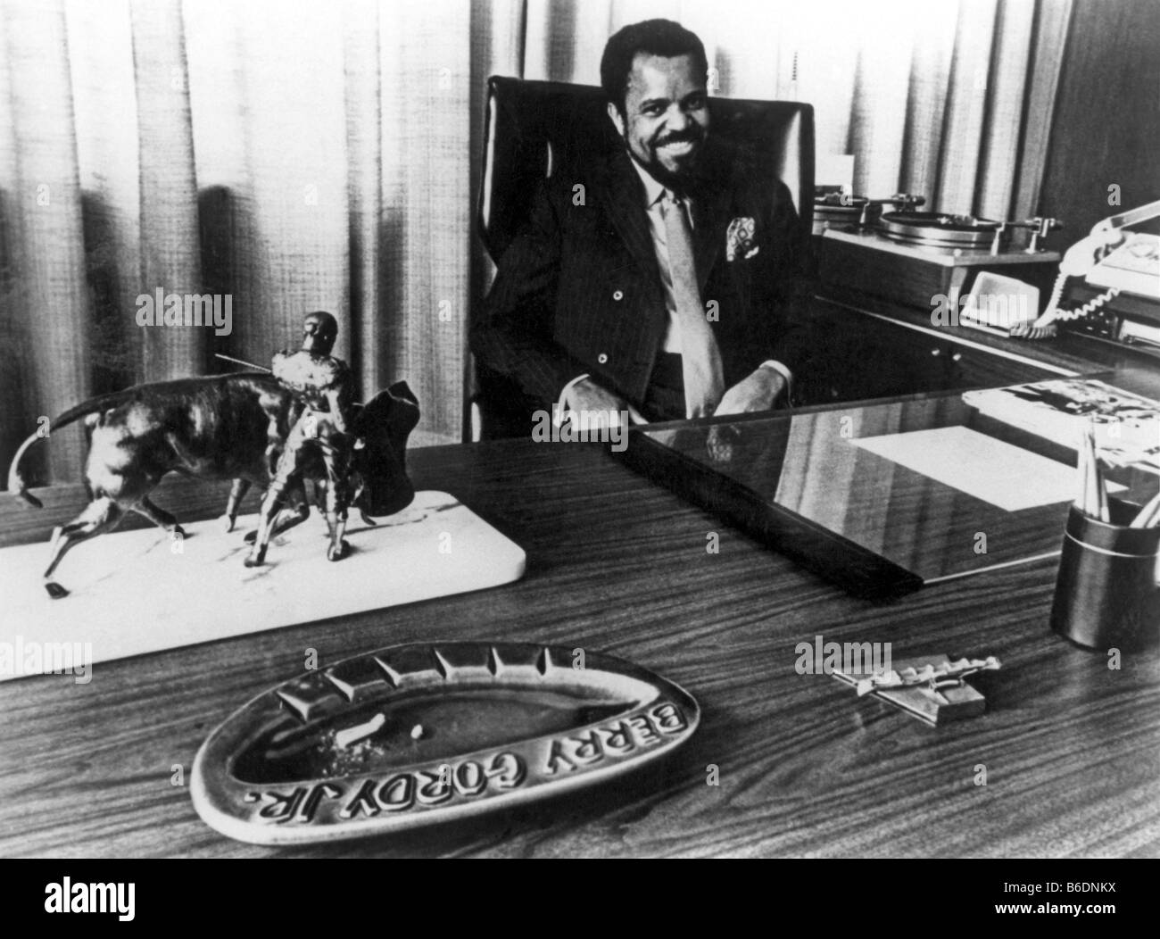 BERRY GORDY Tamla Motown Records Gründer Stockfoto