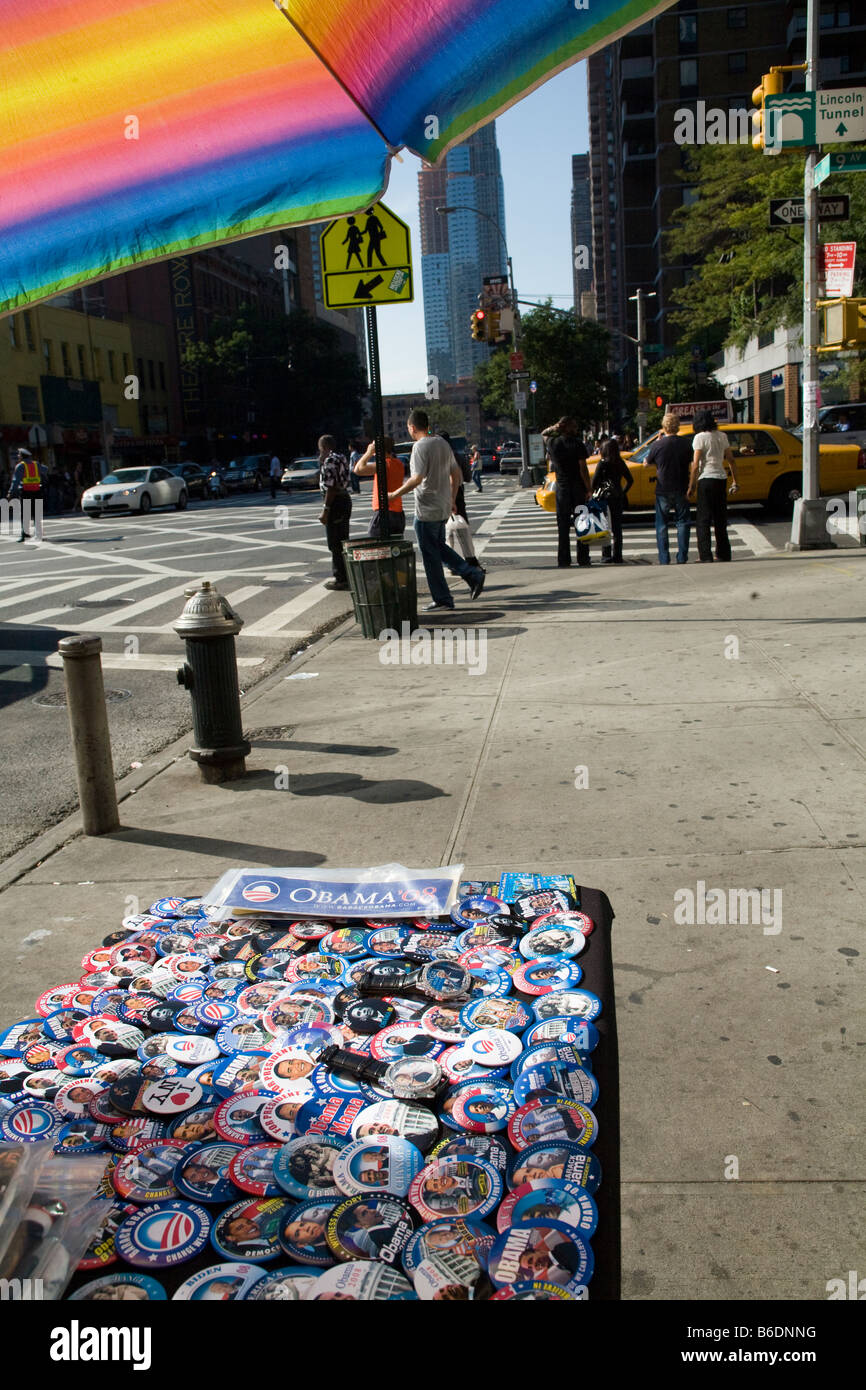 Obama-Tasten New York City Stockfoto