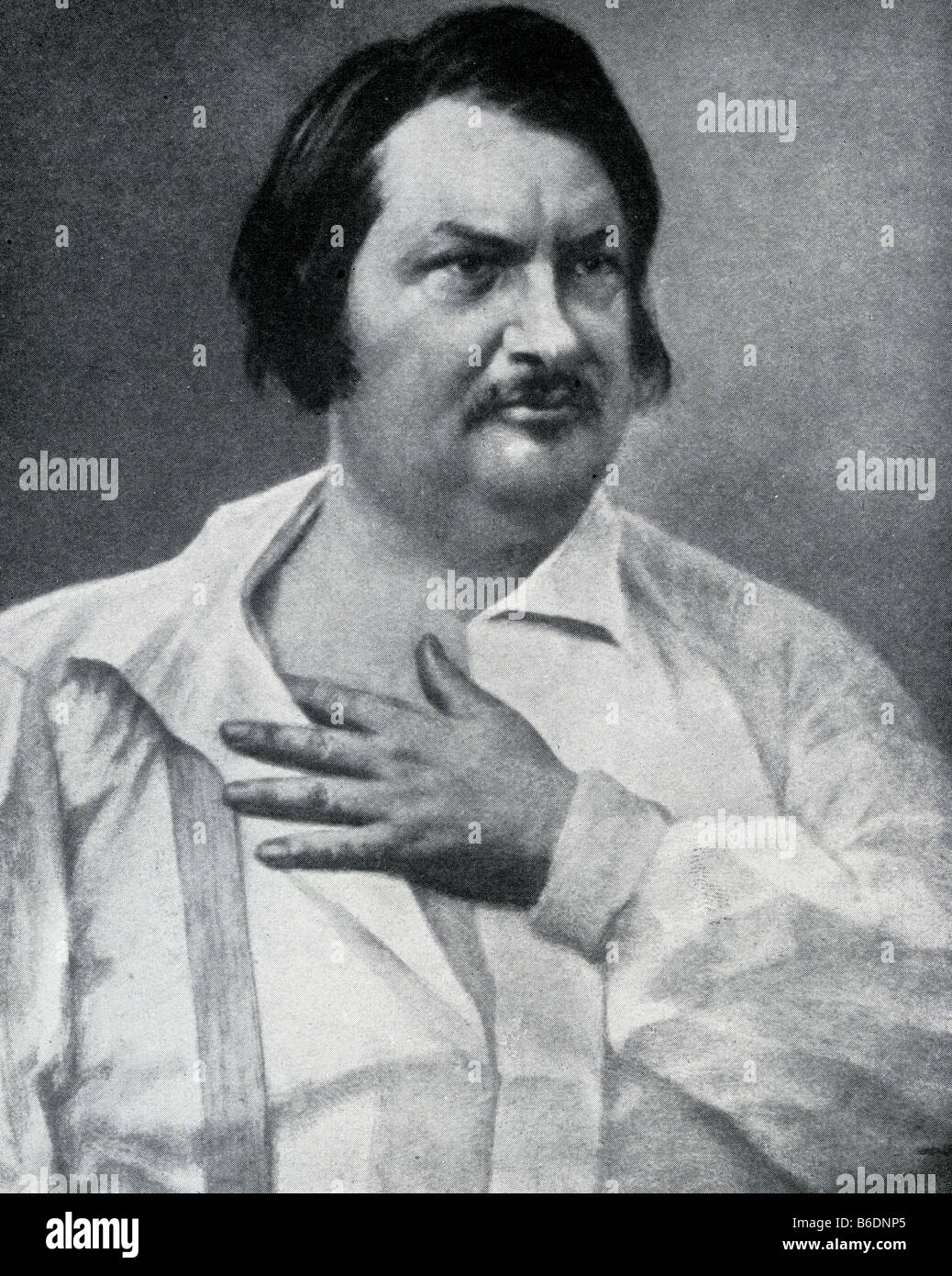 HONORE de BALZAC (1799-1850), französischer Schriftsteller Stockfoto