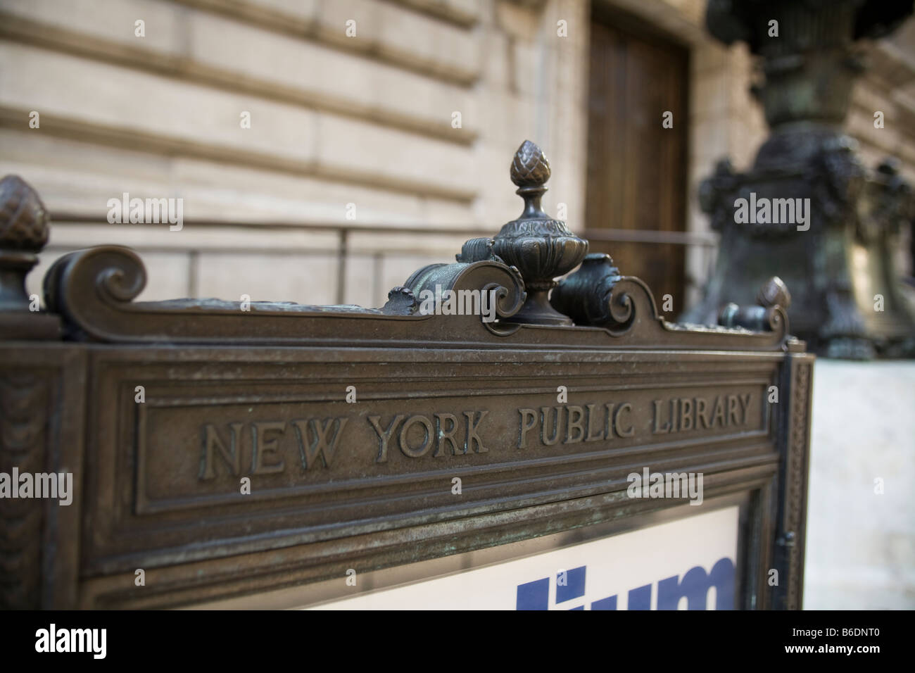 New York Public Library 42nd Street Stockfoto