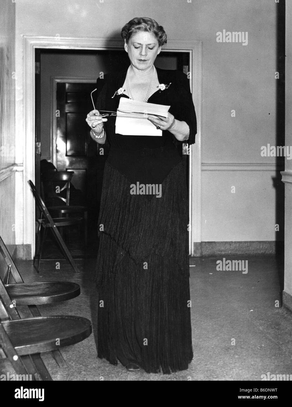 ETHEL BARRYMORE 1879-1959 USA Film- und Theaterschauspielerin in 1940 Stockfoto