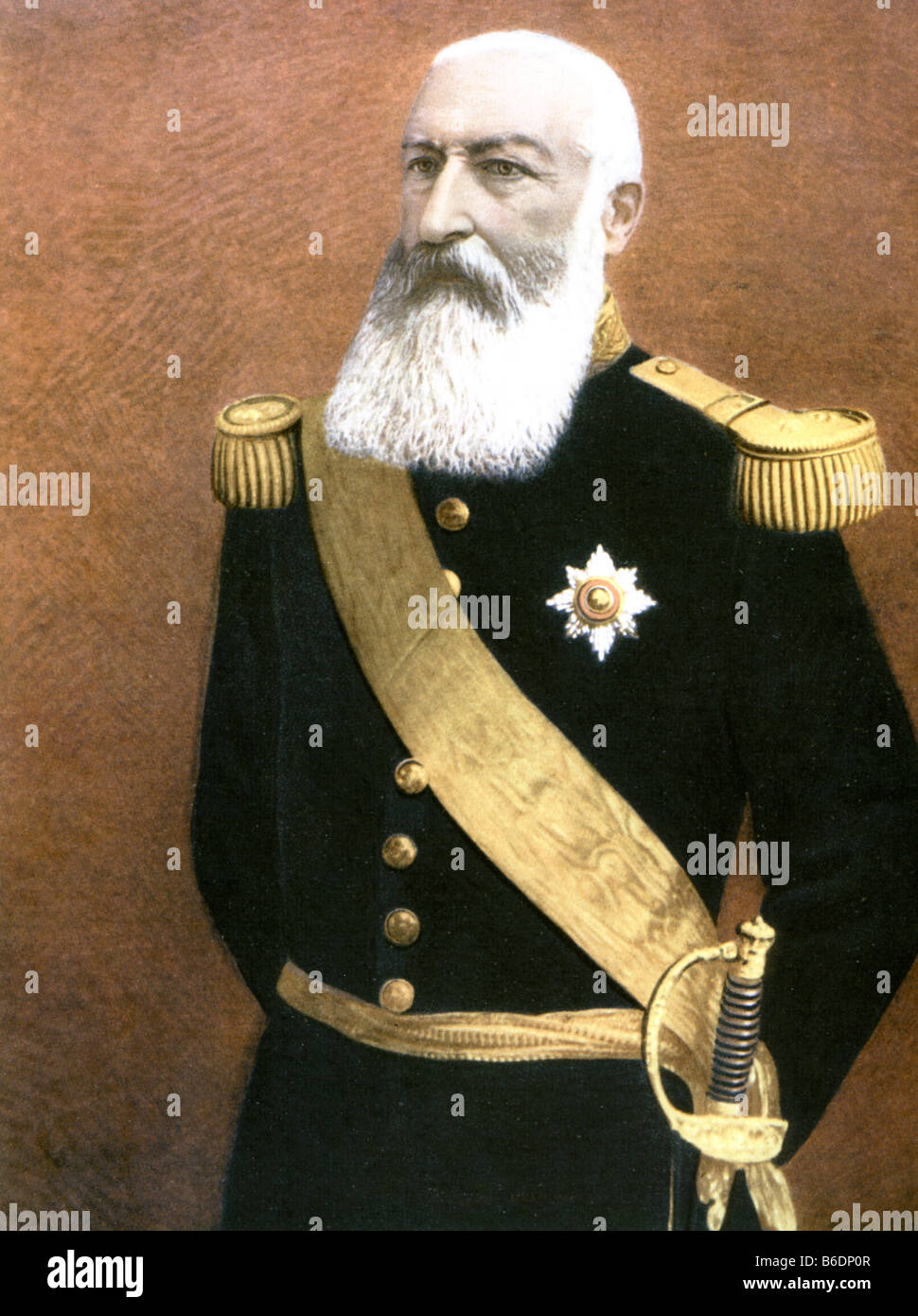 KÖNIG LEOPOLD II VON BELGIEN 1835-1909 Stockfoto