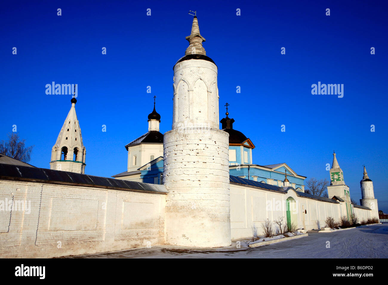 Das Bobrenev-Kloster in Kolomna, Russland Stockfoto