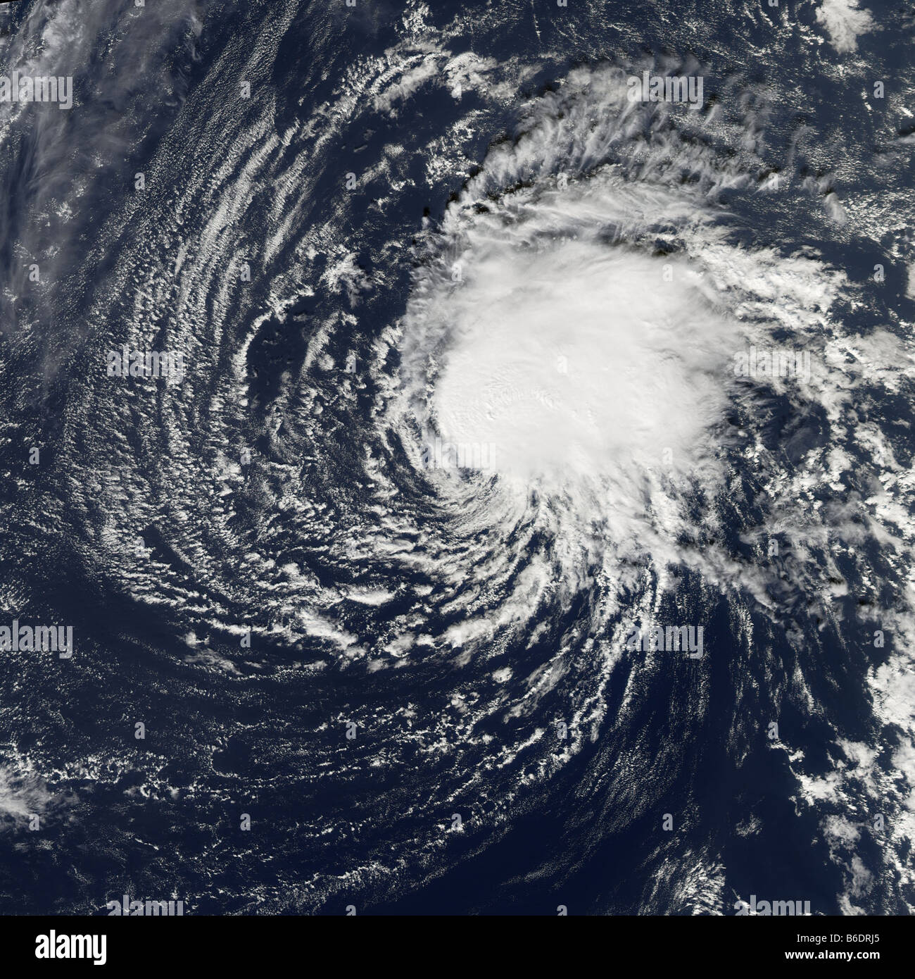 Tropischer Sturm Zeta über dem Atlantik am 2. Januar 2006. Stockfoto