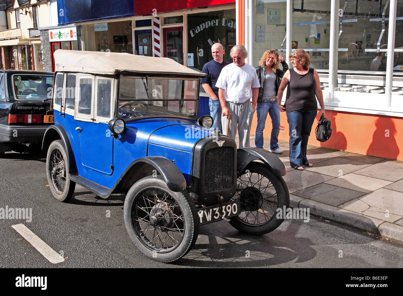 1749 Vintage Austin Bala Gwynedd Nordwales Stockfoto