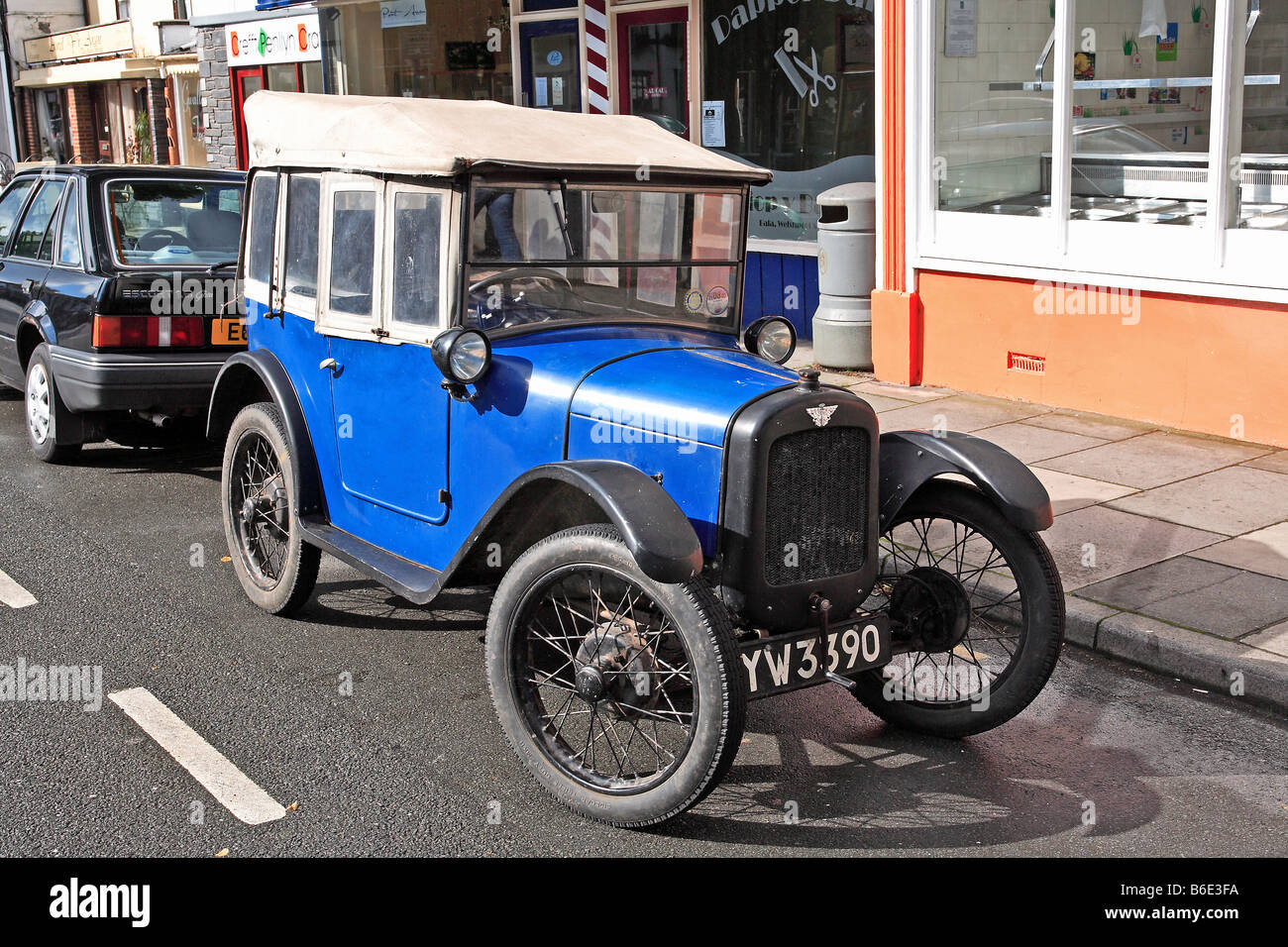 1750 Vintage Austin Bala Gwynedd Nordwales Stockfoto