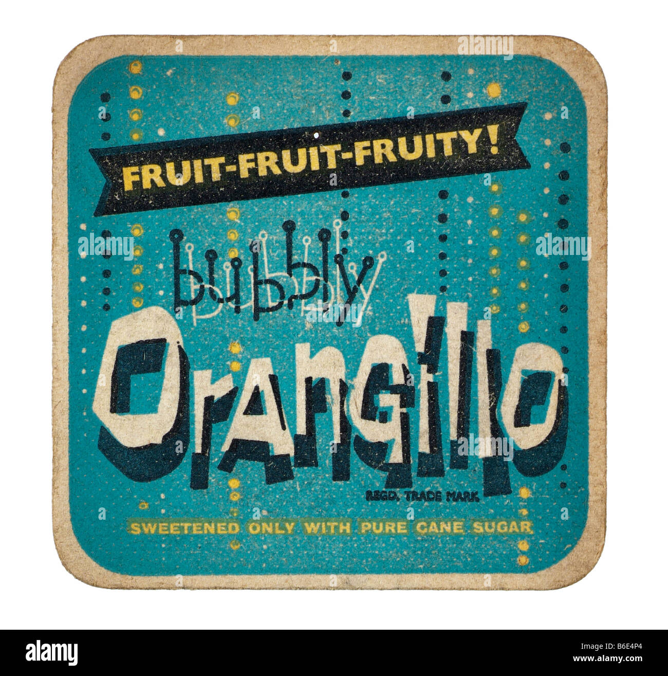 fruchtiger Sekt Orangillo Frucht mit nur reiner Rohrzucker gesüßt Stockfoto