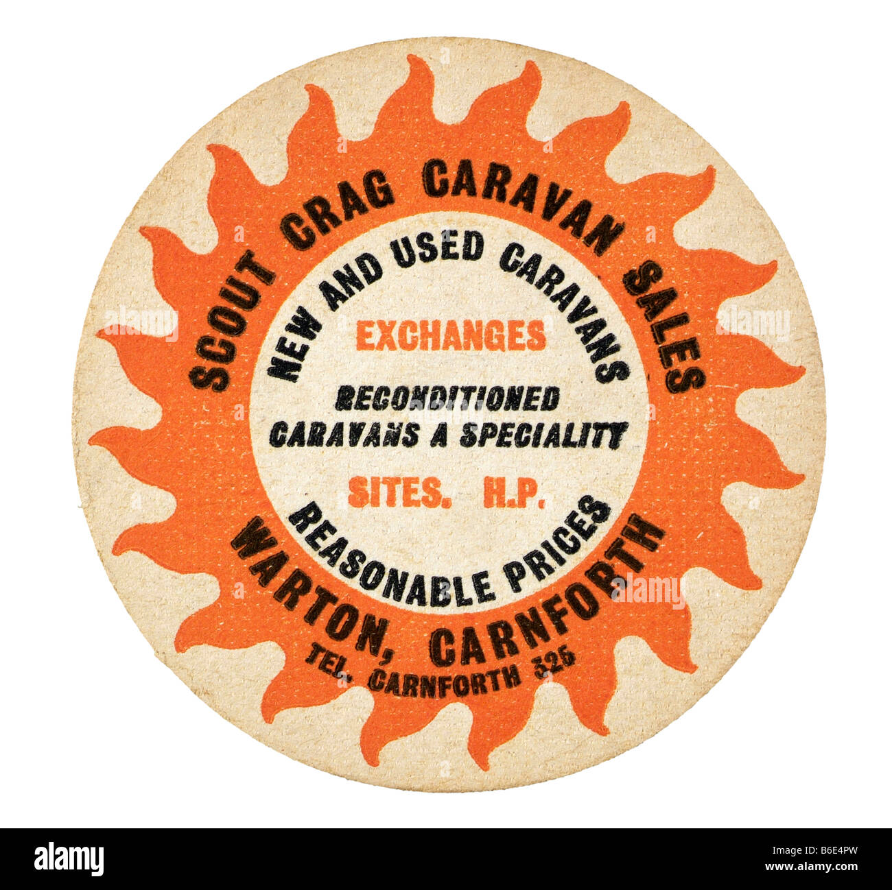 Scout Crag Wohnwagen Verkauf neuer und gebrauchter tauscht Reconditiones Spezialität günstigen Preisen Warton carnforth Stockfoto