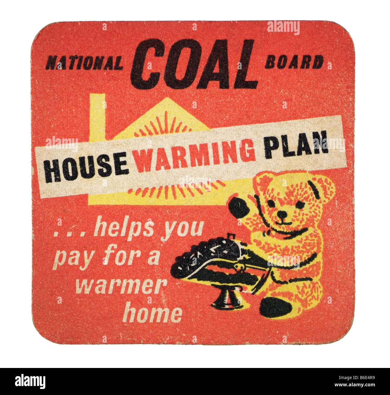 National Coal Board Haus Erwärmung Plan Hilfe bezahlen Sie für ein wärmeres Zuhause Stockfoto