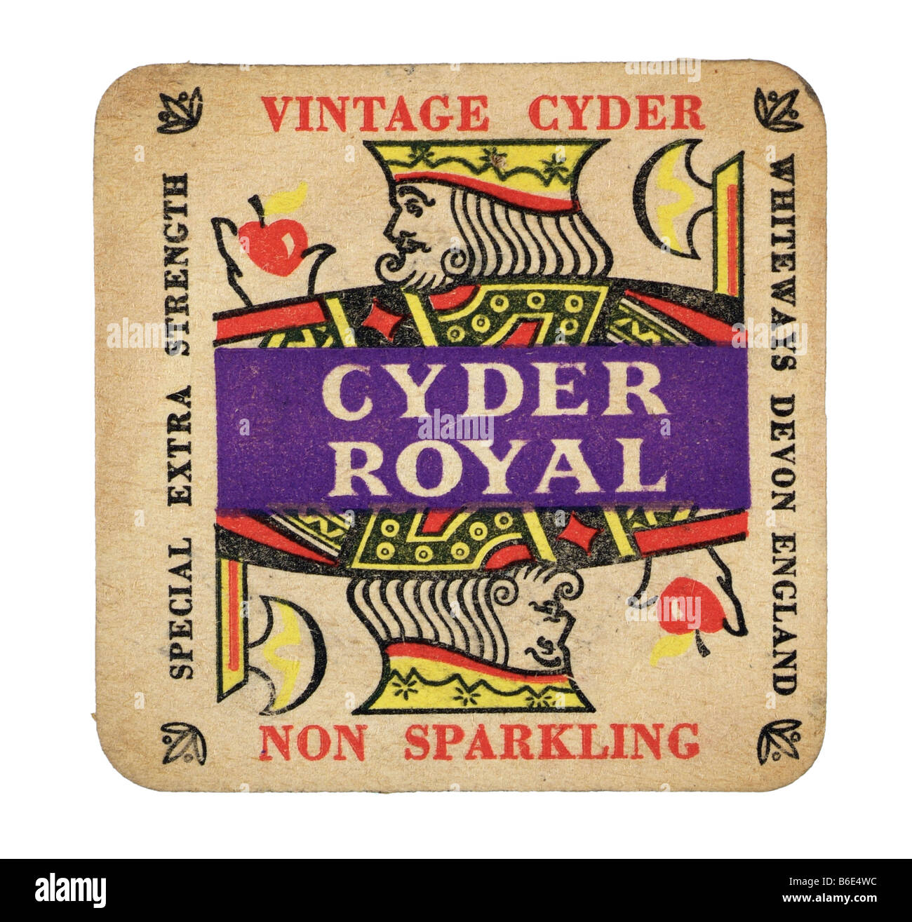 Cyder royal Vintage Cyder spezielle Extrastärke Gastgeberin Devon England nicht Sekt Stockfoto