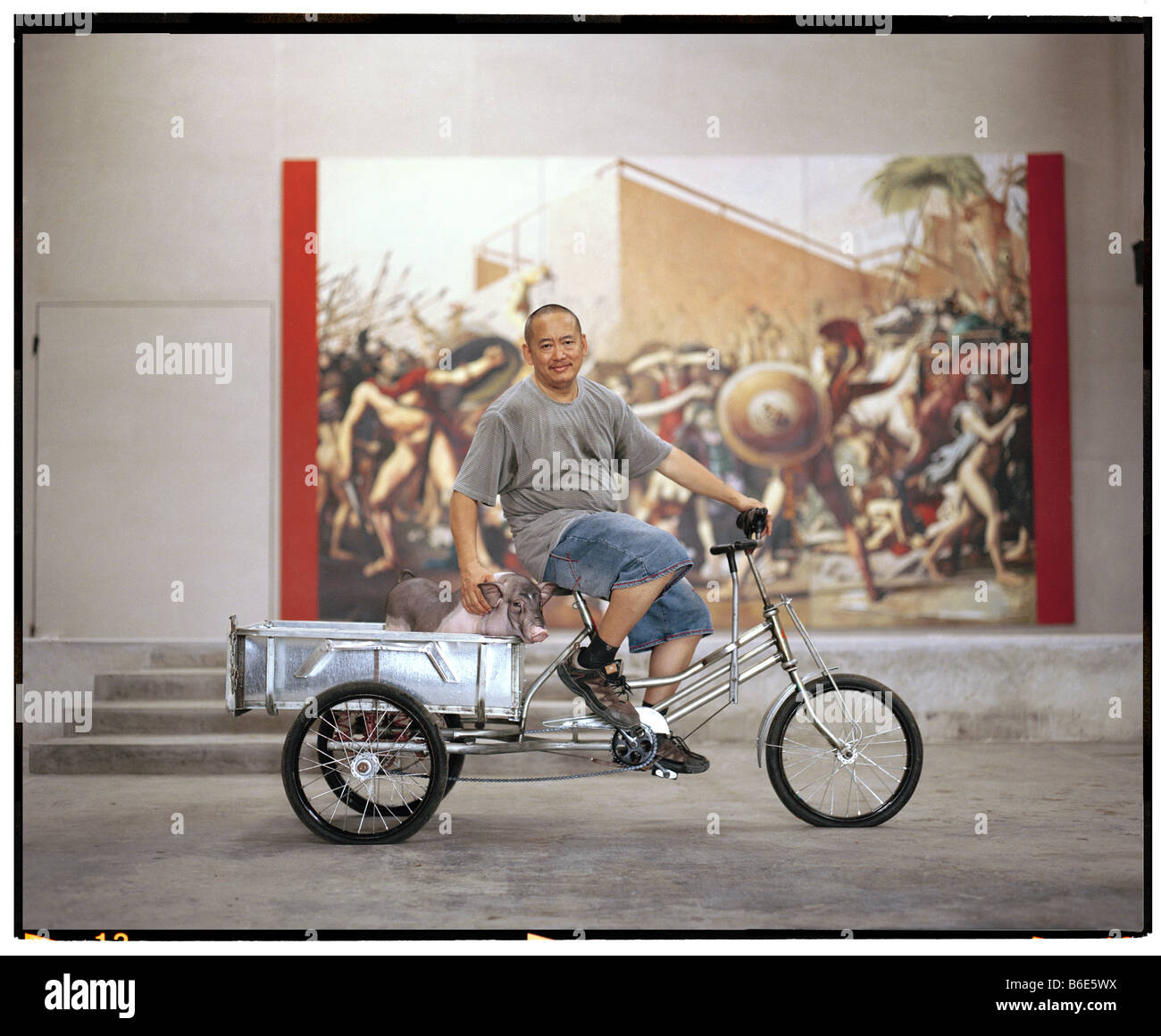 Beijing zeitgenössischer Künstler Stockfoto