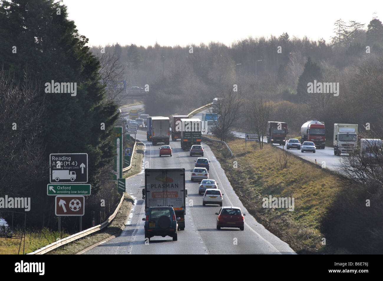 A34 Road in South Hinksey, Oxford, England, UK Stockfoto