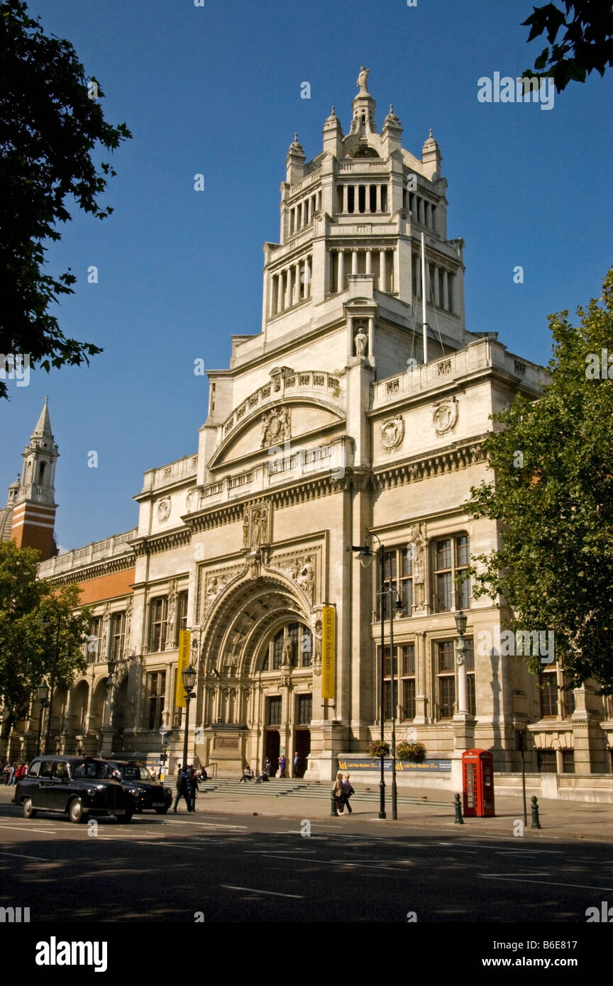 Das Victoria and Albert Museum, South Kensington. Stockfoto