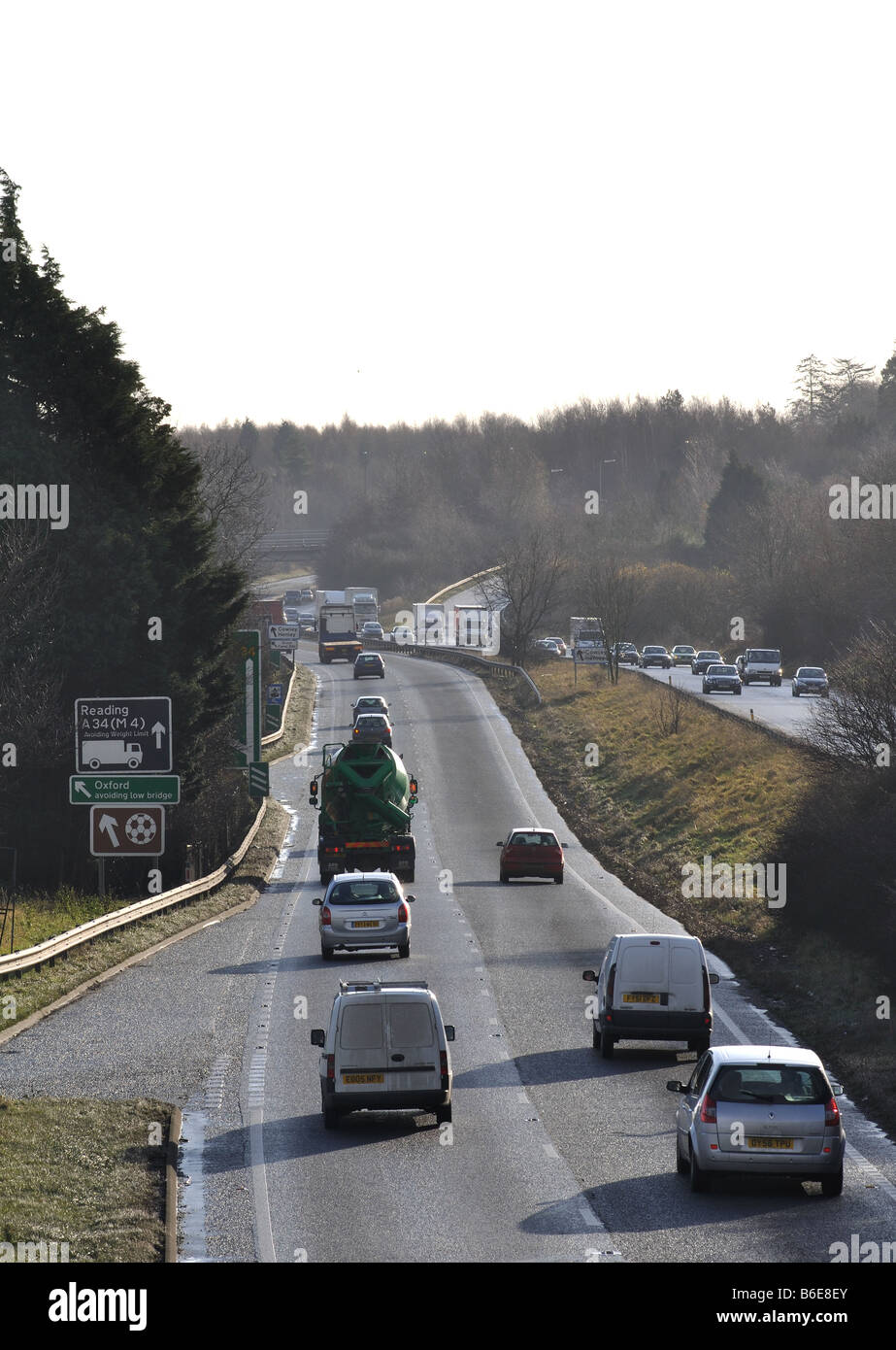 A34 Road in South Hinksey, Oxford, England, UK Stockfoto