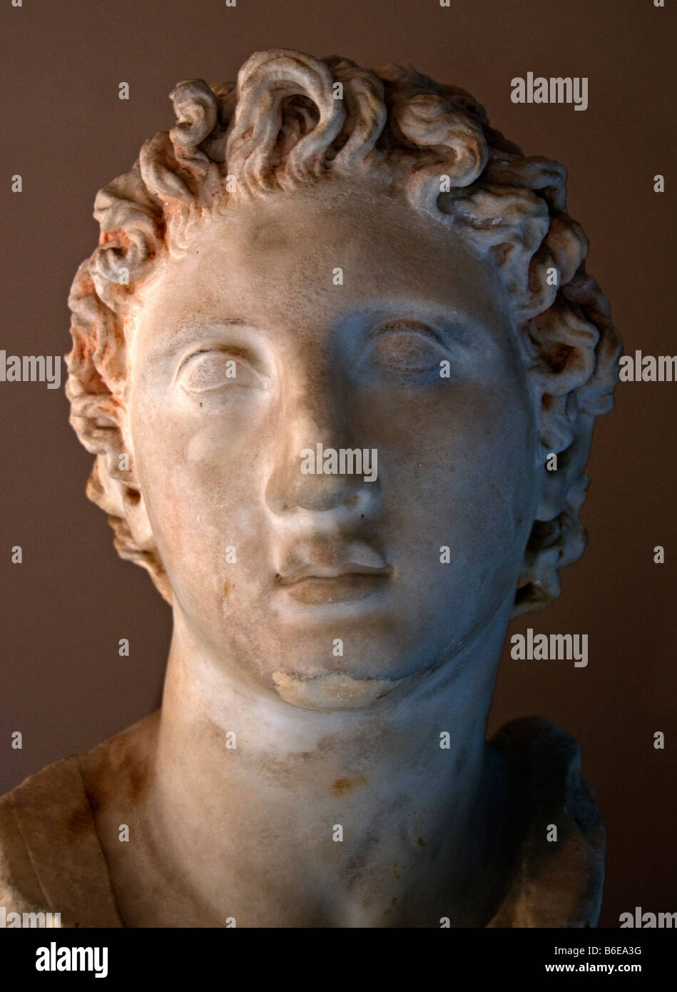 Alexander der große Marmor zahlreichen Namurt hellenistischen späten 3. Jahrhundert v. Chr. Stockfoto