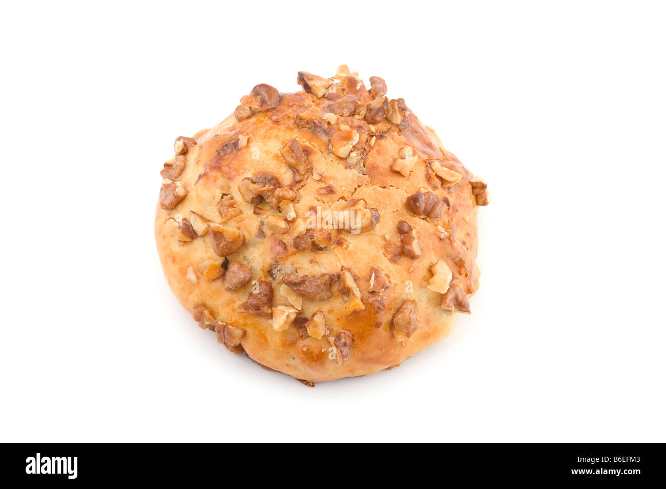 Objekt auf weißen Essen backen Brötchen closeup Stockfoto