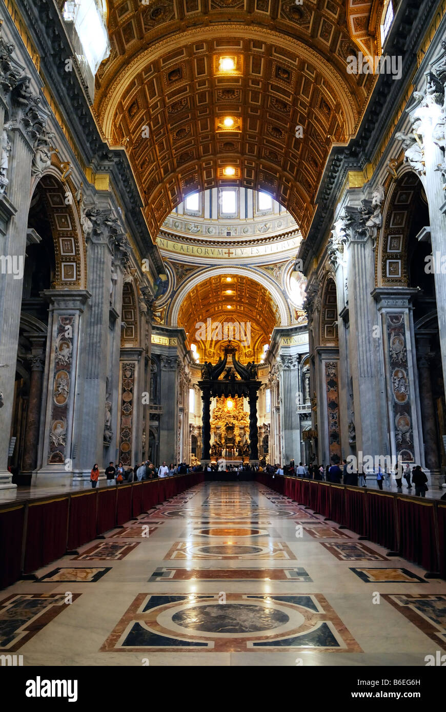Der Petersdom in Rom Stockfoto