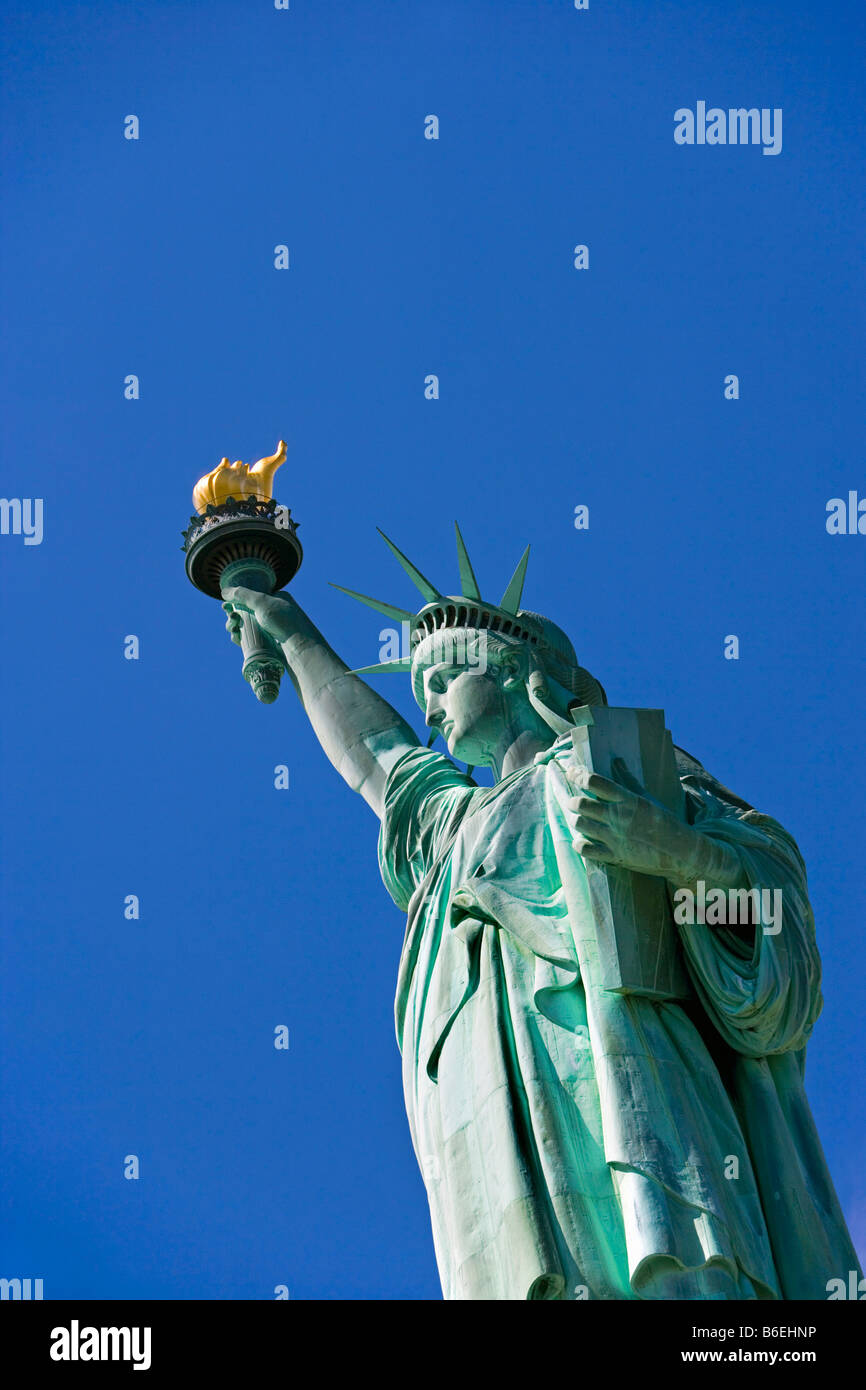 USA, New Jersey, Freiheitsstatue auf Liberty Island. Stockfoto