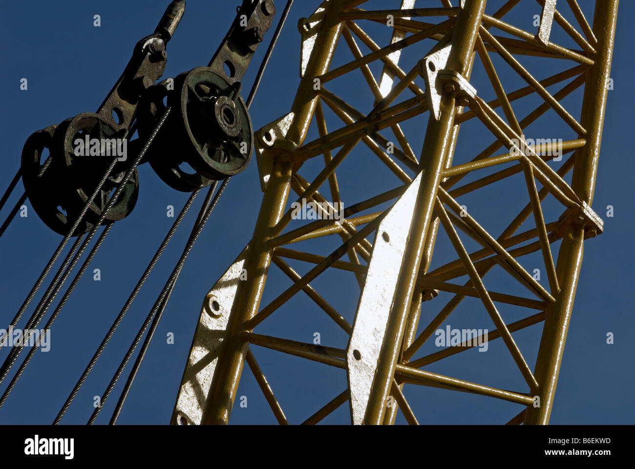 Kran-Gib, Woodbridge, Suffolk, UK. Stockfoto