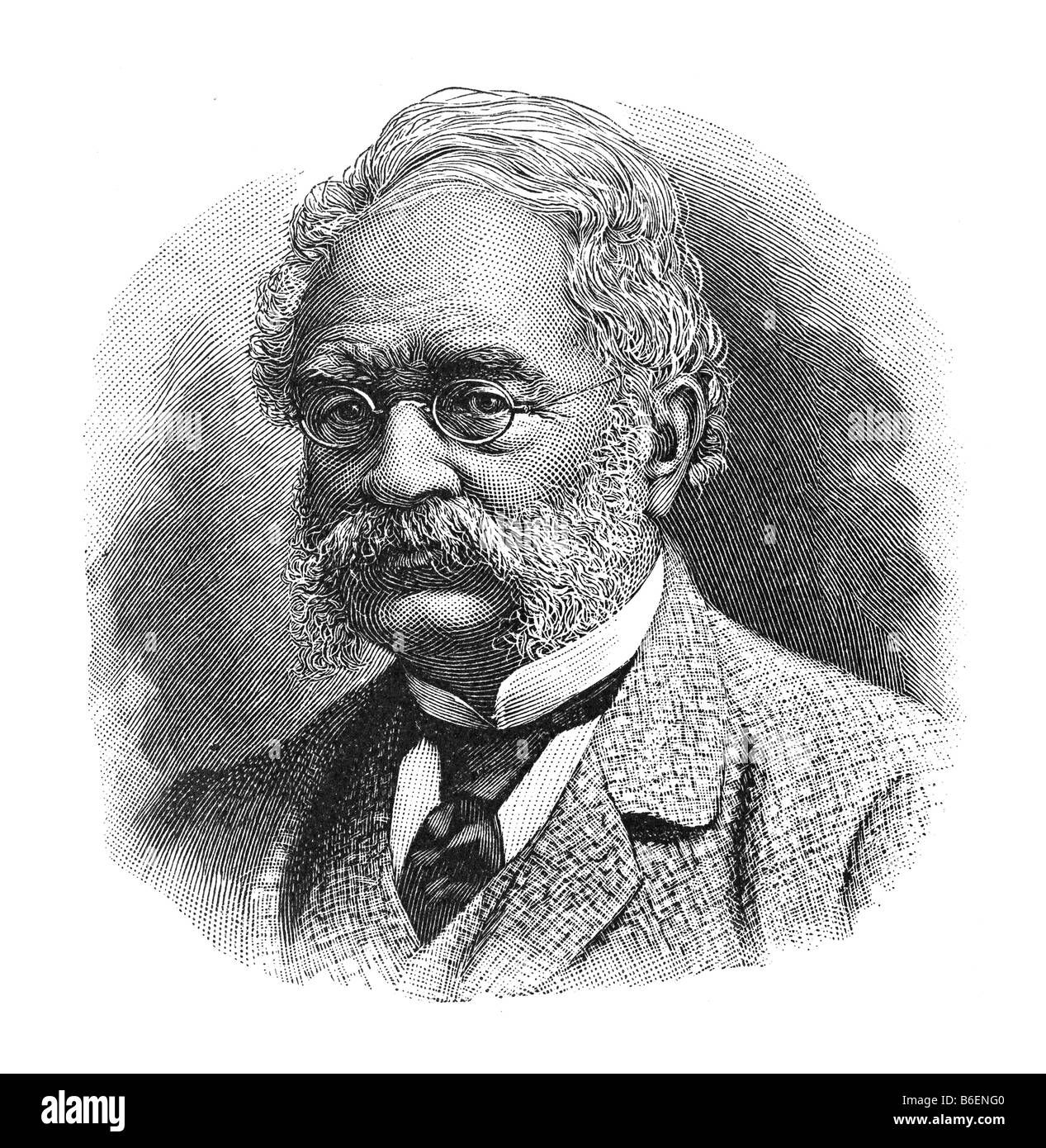 Ernst Werner Siemens, 13. Dezember 1816 Lenthe bei Hannover - 6. Dezember 1892 Berlin Stockfoto