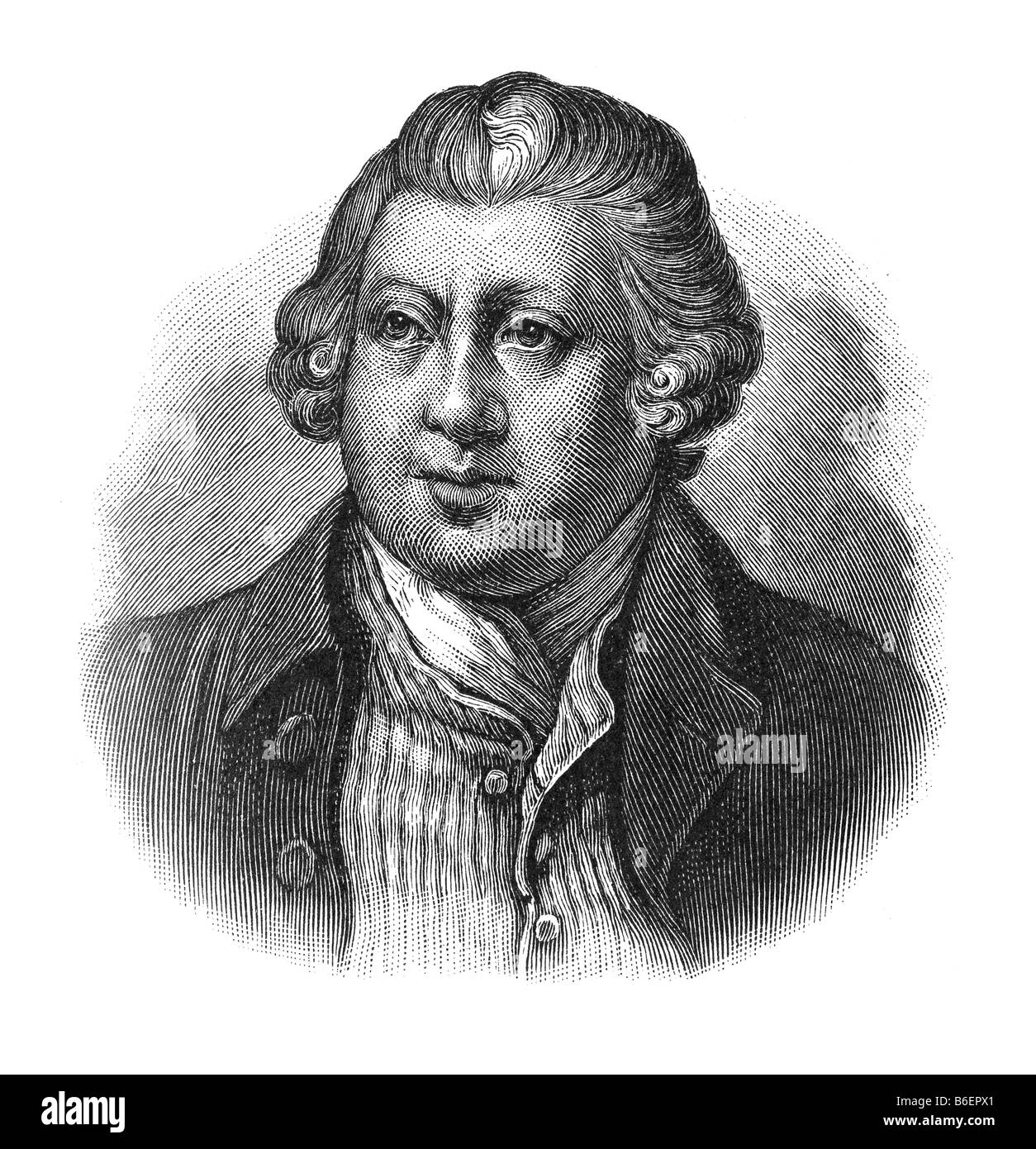 Sir Richard Arkwright - 23. Dezember 1732 Preston, Lancashire - 3. August 1792 Cromford Stockfoto