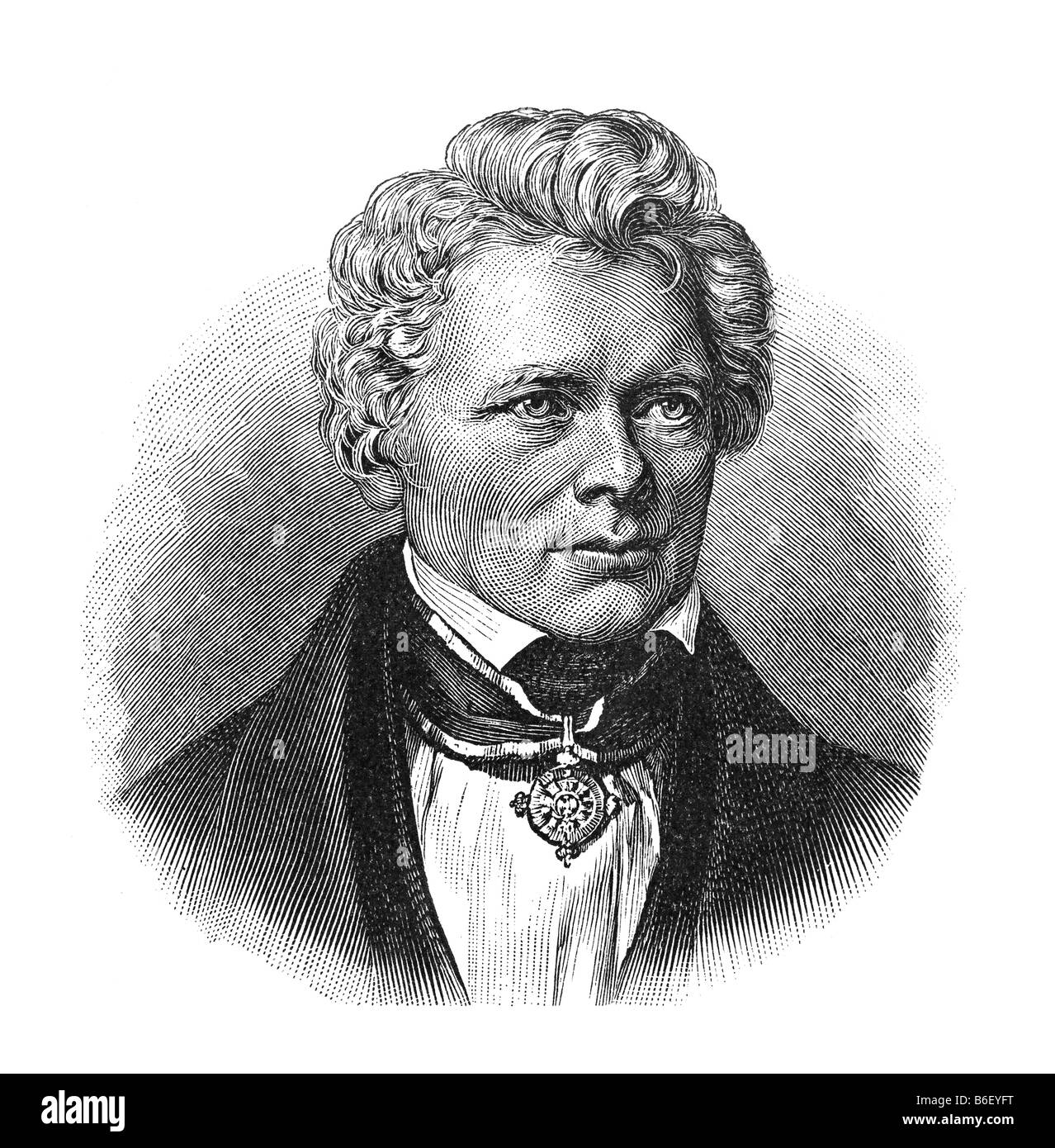 Friedrich Wilhelm Joseph Schelling, Ritter von, 27. Januar 1775 Leonberg, Württemberg - 20. August 1854 Bad Ragaz, Schweiz Stockfoto
