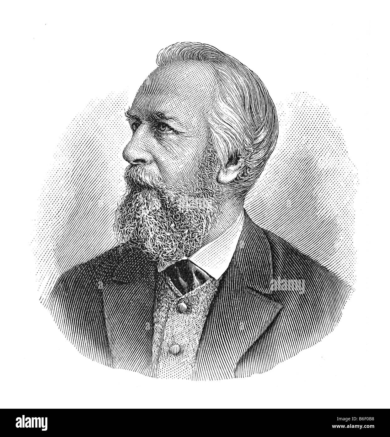 Ernst Heinrich Philipp August Haeckel, 16. Februar 1834 Potsdam - 9. August 1919 Jena Stockfoto
