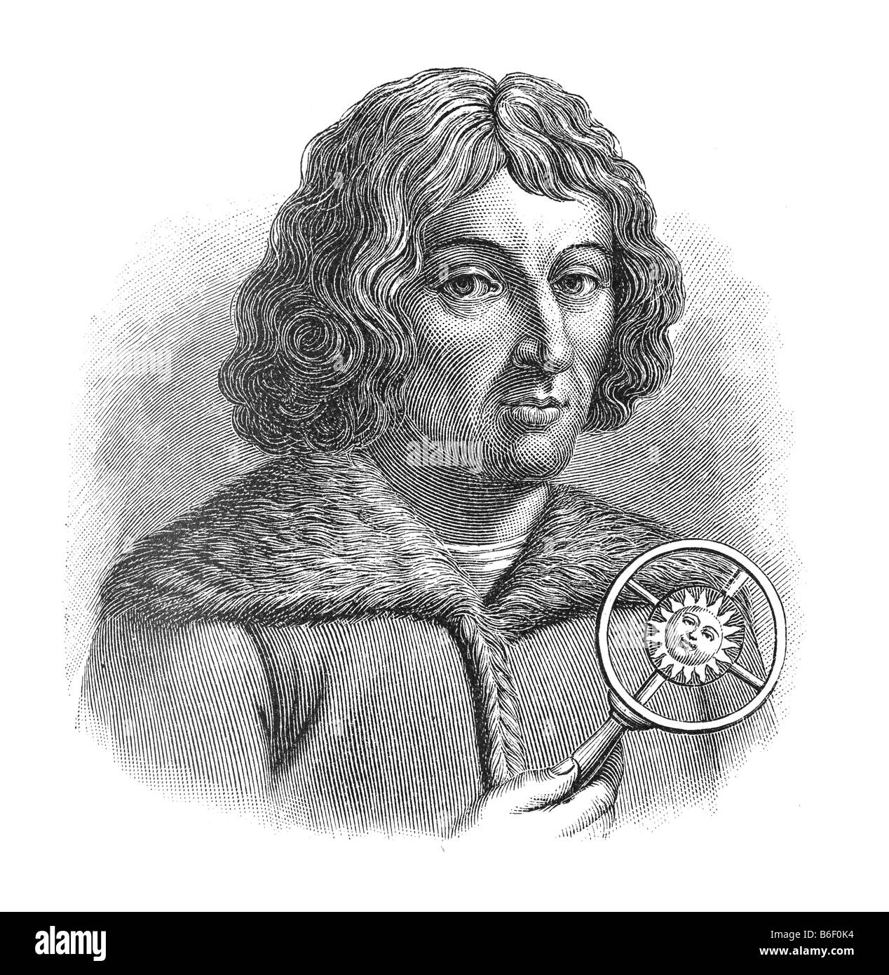 Nikolaus Kopernikus, Niclas Koppernigk, 19. Februar 1473 in Thorn - 24. Mai 1543 in Frauenburg Stockfoto
