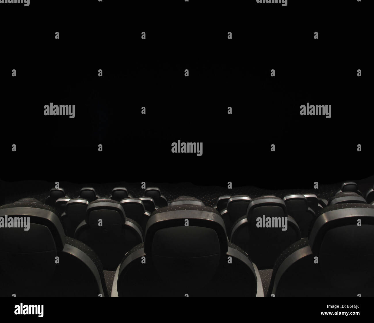 Sitze in einem Kino Theater oder Kongress-Saal Stockfoto
