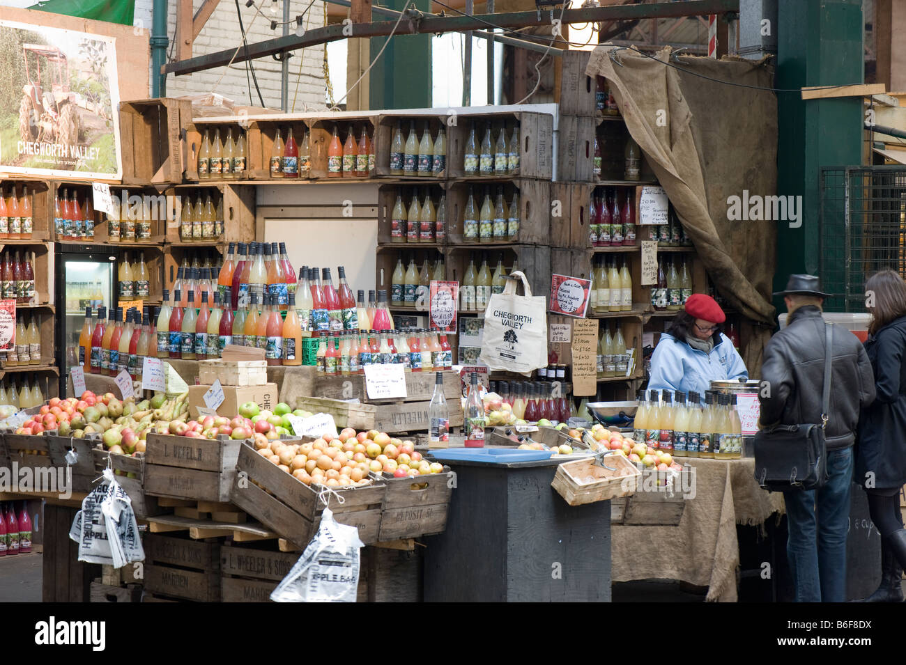 Borough Market SE1 London Vereinigtes Königreich Stockfoto