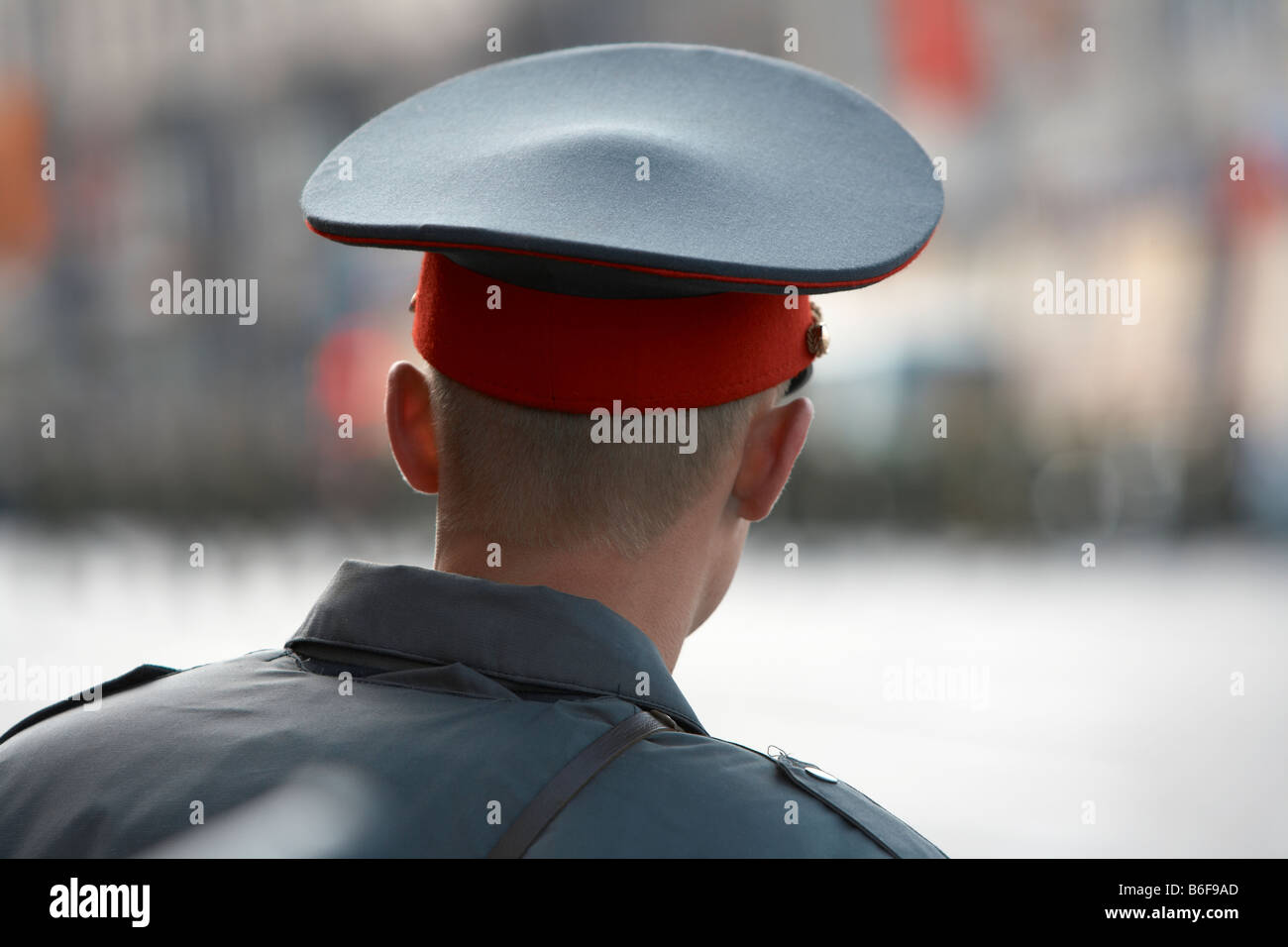 Russische Militär während Tag Siegesfeier, Moskau-Russland Stockfoto