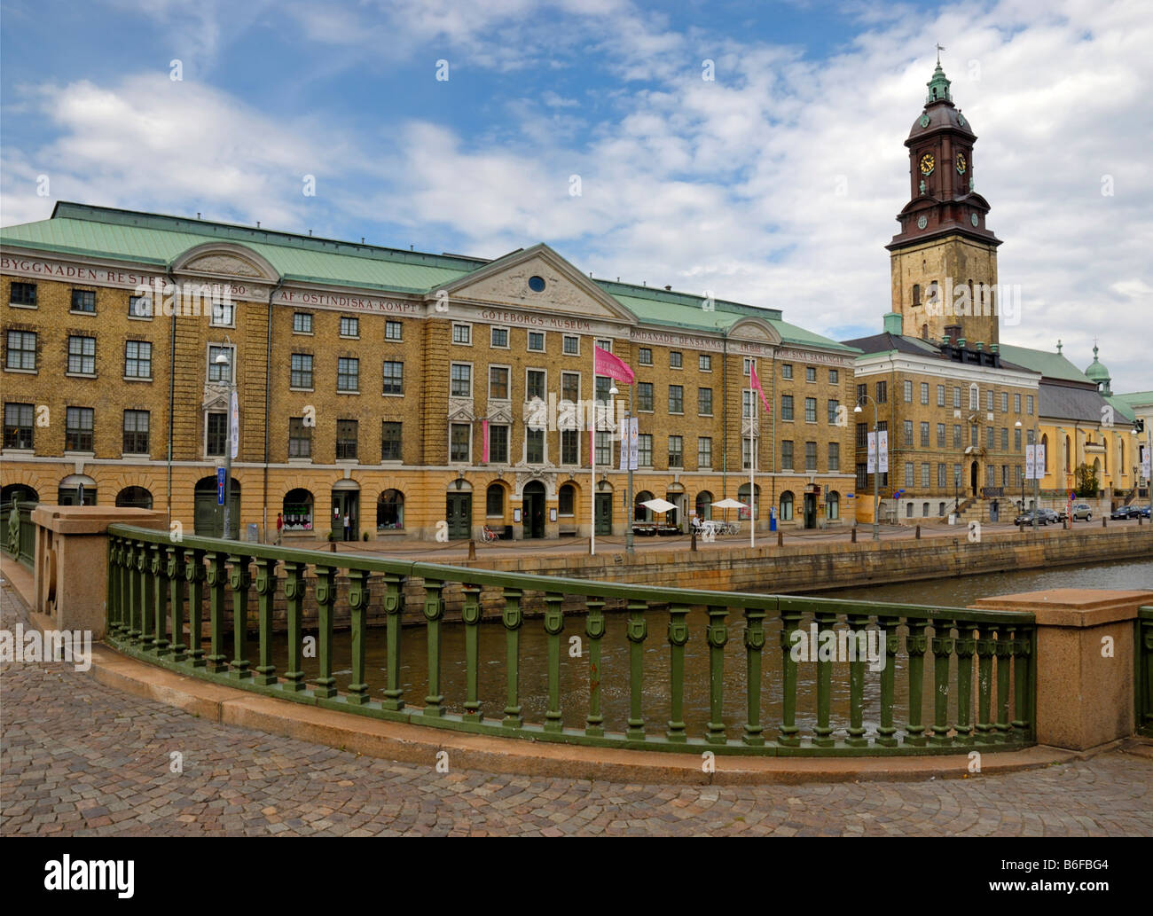 Göteborg City Museum im Gebäude der traditionellen schwedischen Ostindien-Kompanie, Göteborg, Schweden, Europa Stockfoto