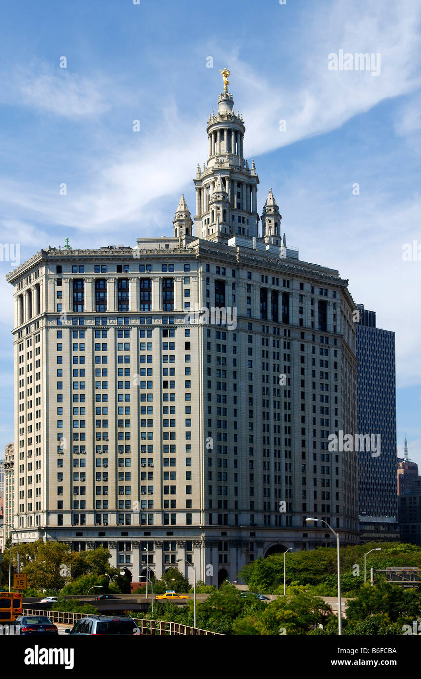 Rathaus von New York in der Innenstadt, New York City, USA Stockfoto