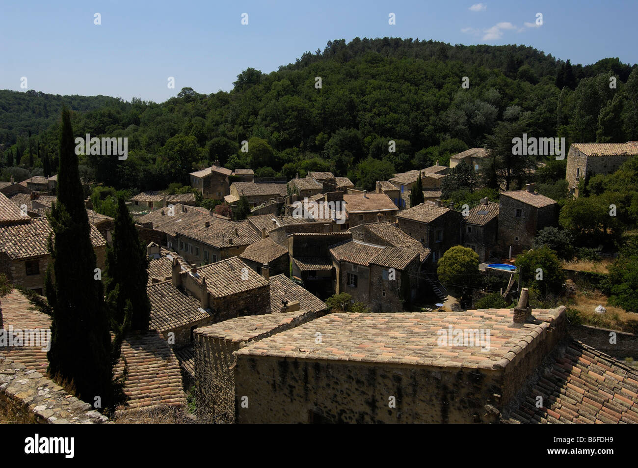Aubenas, Ardèche, Rhônes-Alpes, Frankreich, Europa Stockfoto
