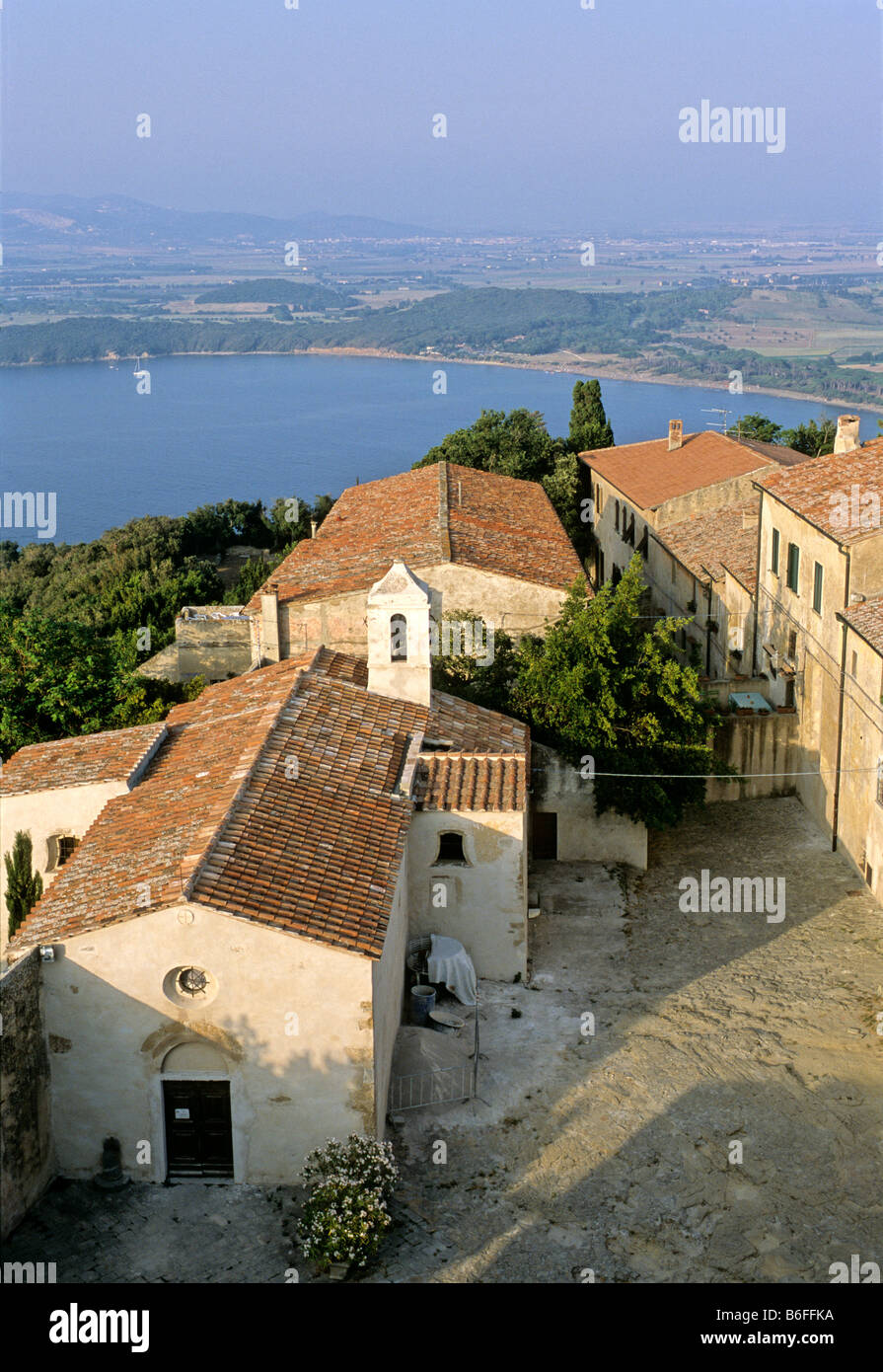 Populonia, Golf von Baratti, Provinz Livorno, Toskana, Italien, Europa Stockfoto