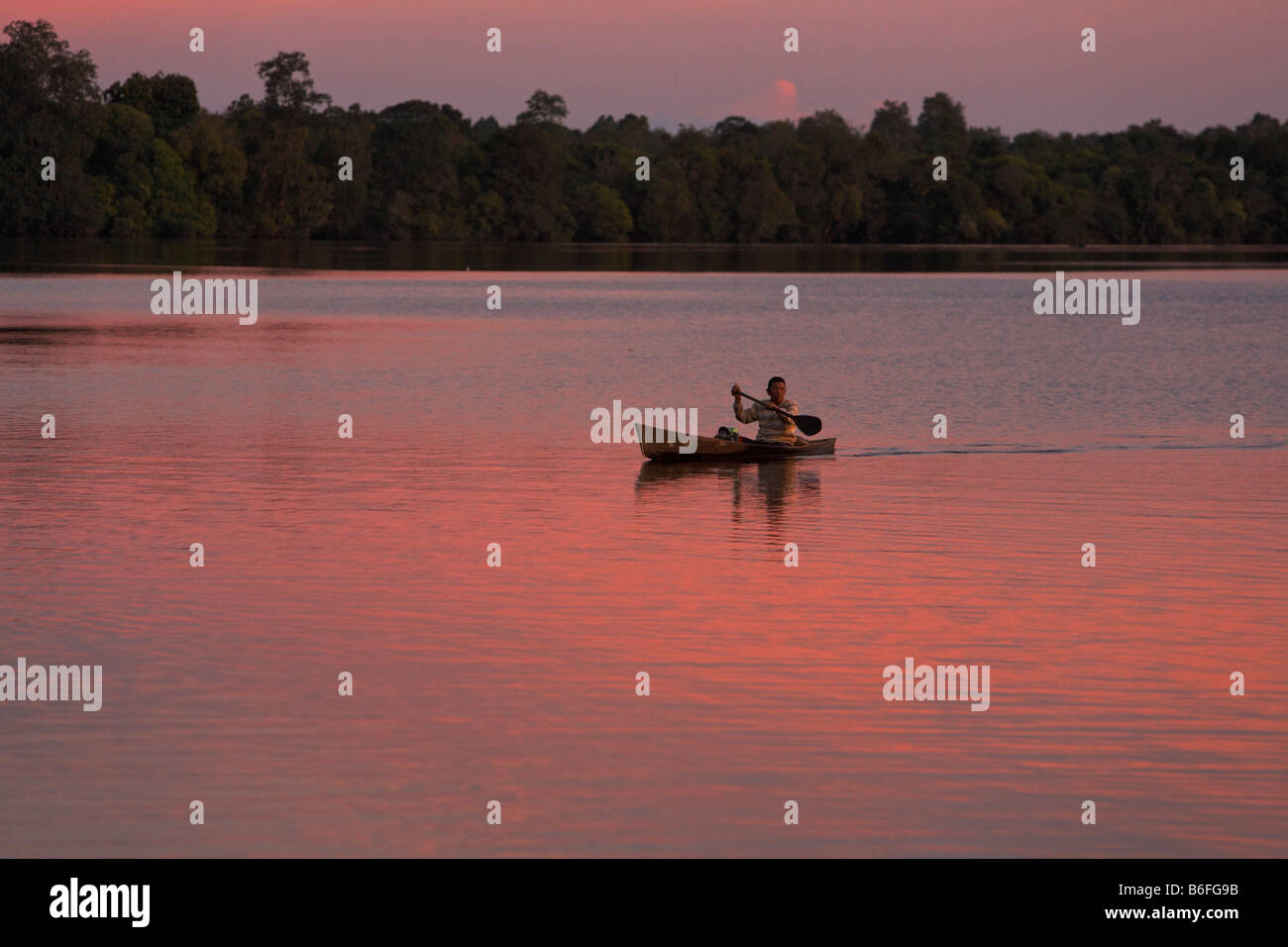 Danau Sentarum See, Kapuas Hulu, West-Kalimantan, Kalimantan Barat, Borneo, Indonesien, Südostasien Stockfoto