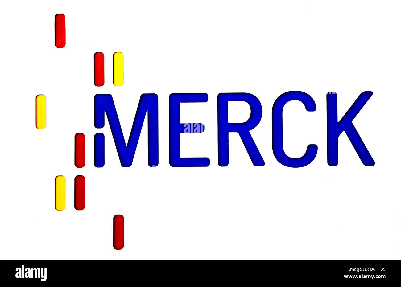 Logo der Merck KGaA, Darmstadt, Hessen, Deutschland, Europa Stockfoto