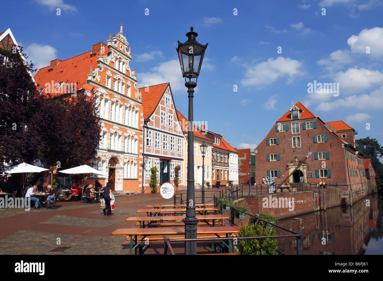Historische altstadt von stade in niedersachsen Fotos und