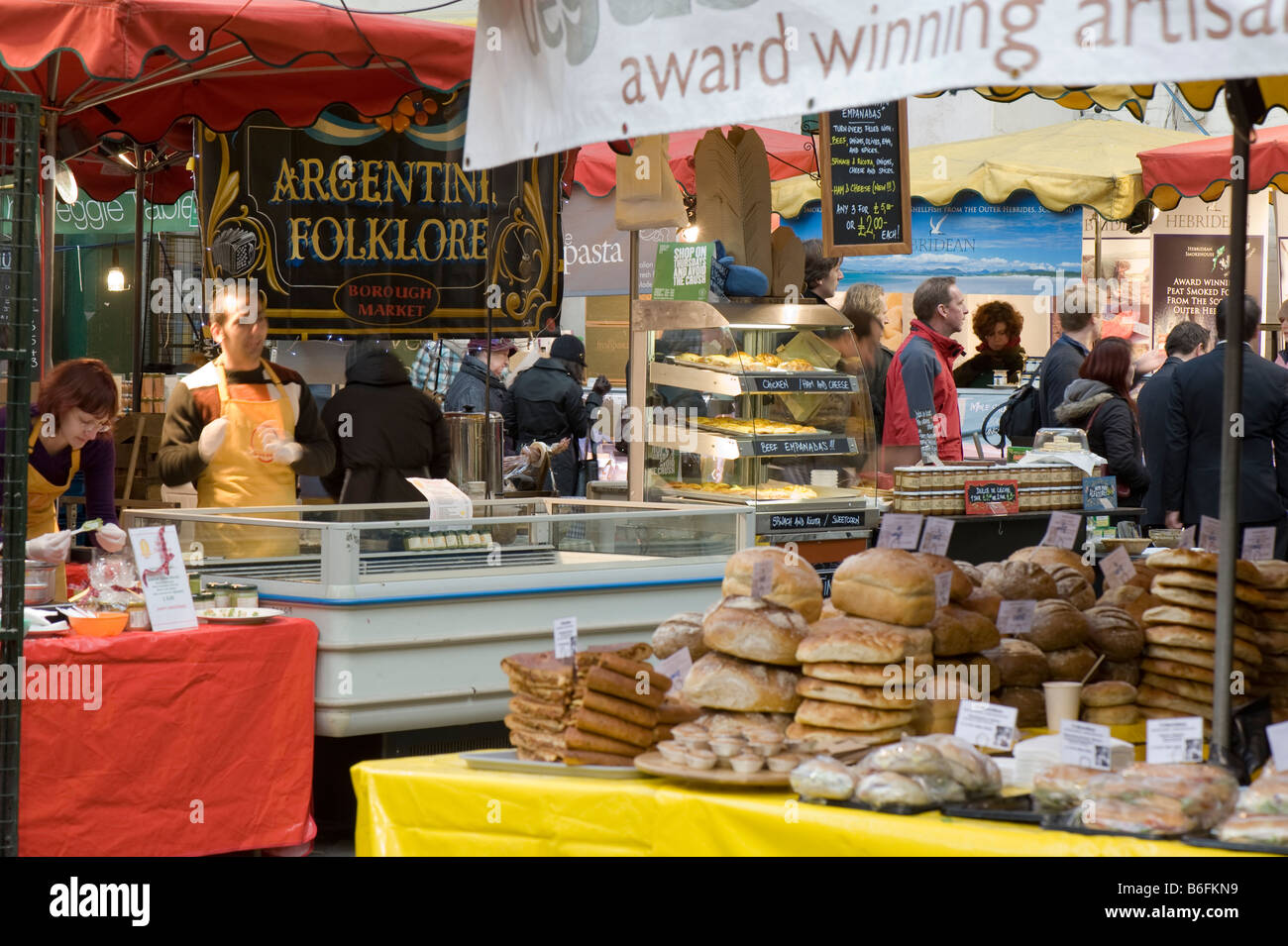 Borough Market SE1 London Vereinigtes Königreich Stockfoto