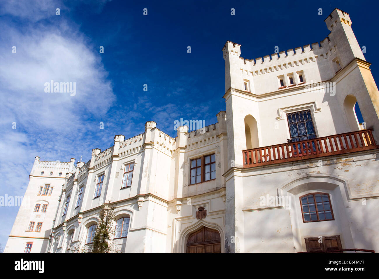 Schloss Novy Svetlov in Bojkovice, Mähren, Tschechische Republik, Europa Stockfoto