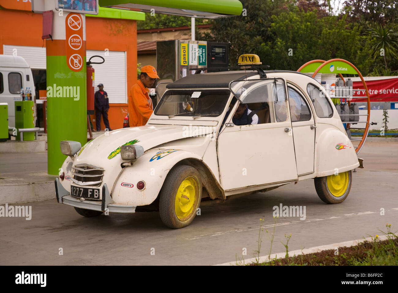 Taxi-Madagaskar Stockfoto