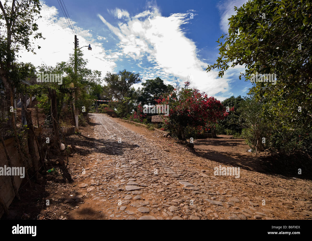 Dies ist ein schönes Bergdorf nördlich von Sayulita, Mexiko Stockfoto