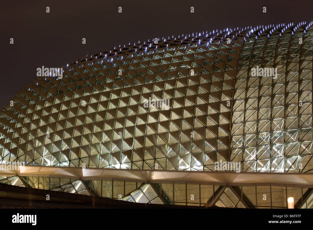 Esplanade, Singapur Stockfoto