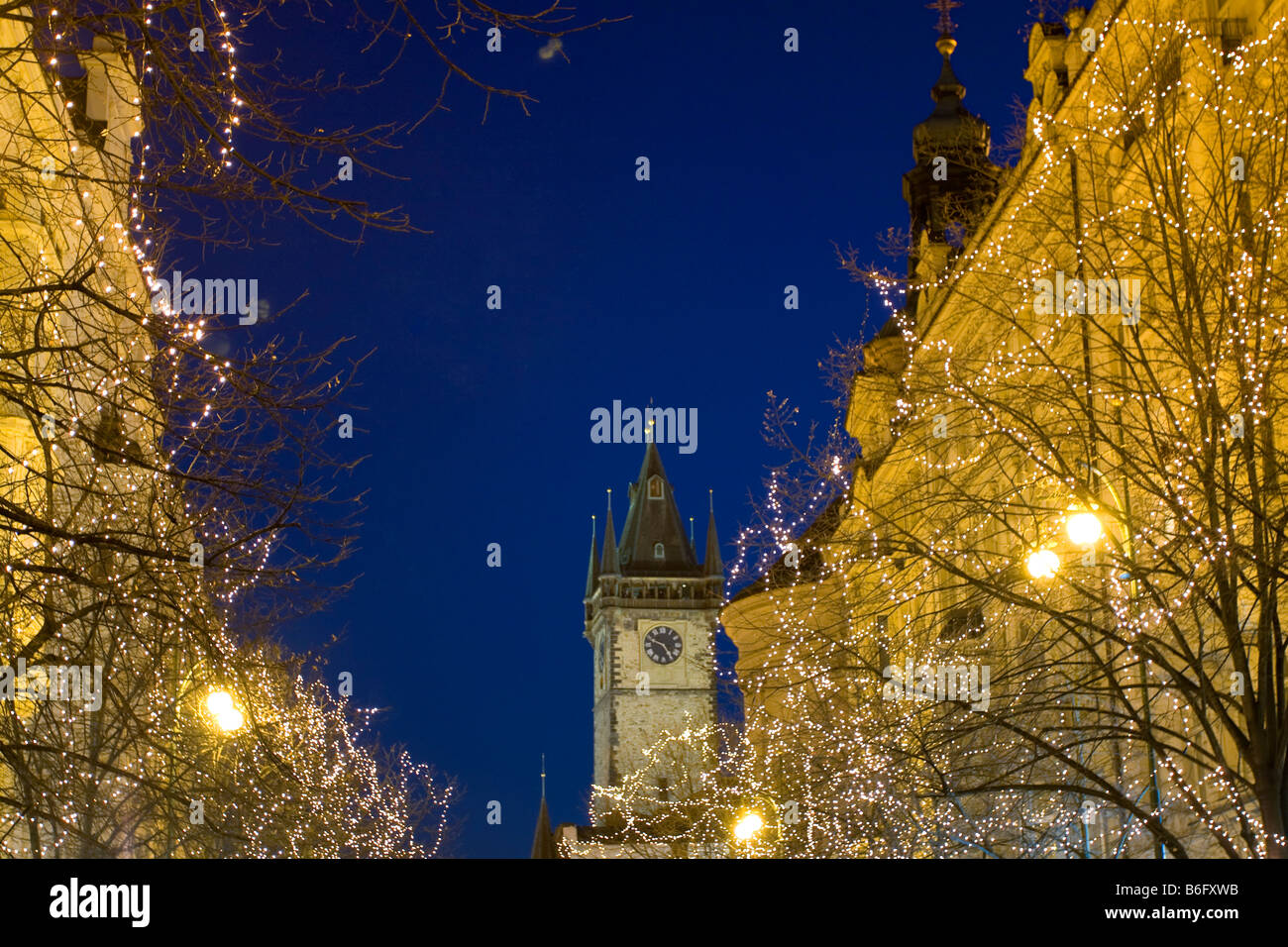 Weihnachten in Prag, 2008 Stockfoto