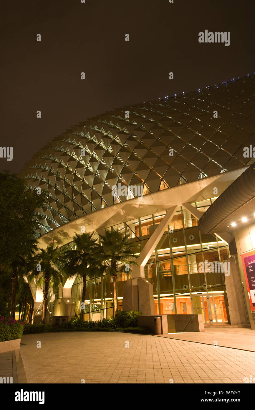 Esplanade, Singapur Stockfoto