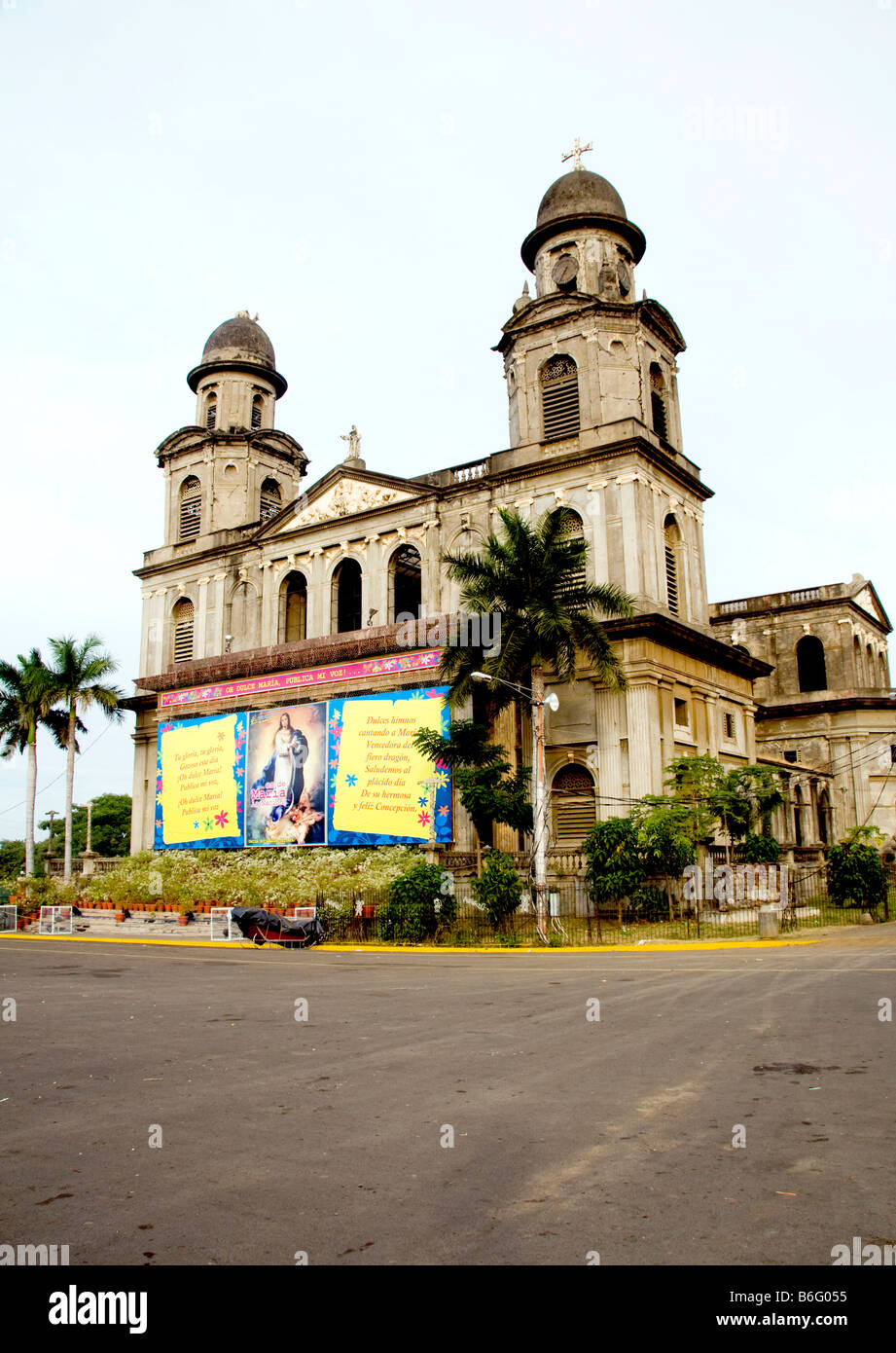 Alte Kathedrale Ruinen der Kathedrale Santo Domingo Managua Nicaragua Plaza der Republik Stockfoto