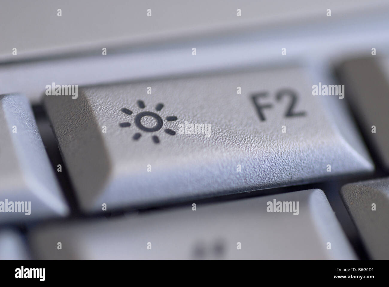 Tastatur-Helligkeit Stockfoto